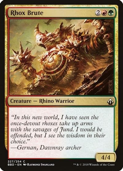 Rhox Brute Battlebond Magic card