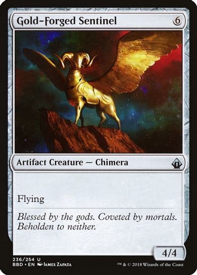 Gold Forged Sentinel Battlebond Magic card