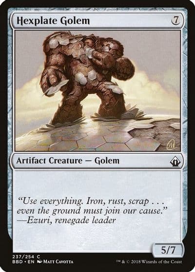 Hexplate Golem Battlebond Magic card