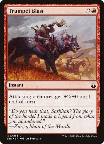 Trumpet Blast Battlebond Magic card