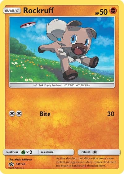 Rockruff - SM120 SM Promos Pokemon card