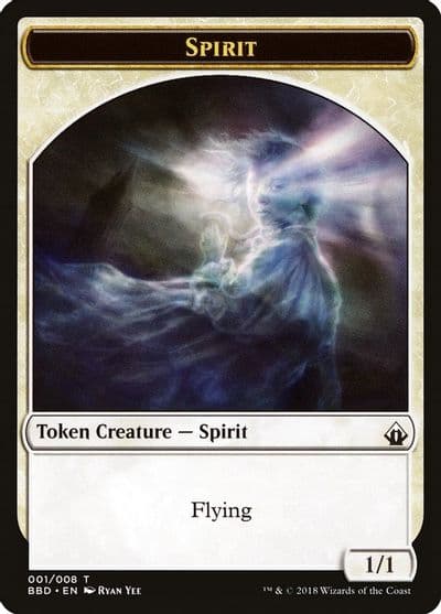 Spirit Token Battlebond Magic card