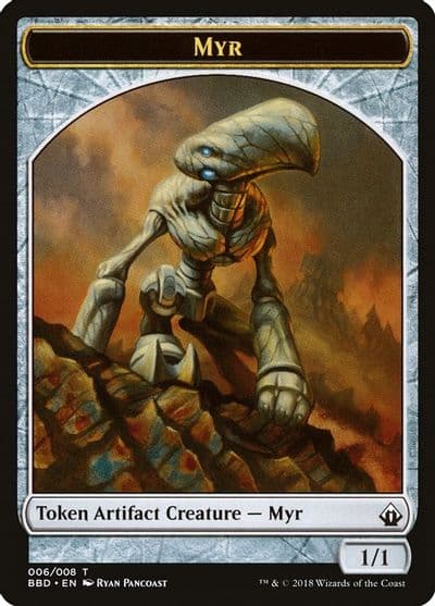 Myr Token Battlebond Magic card