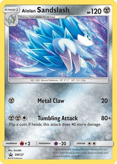 Alolan Sandslash - SM127 SM Promos Pokemon card