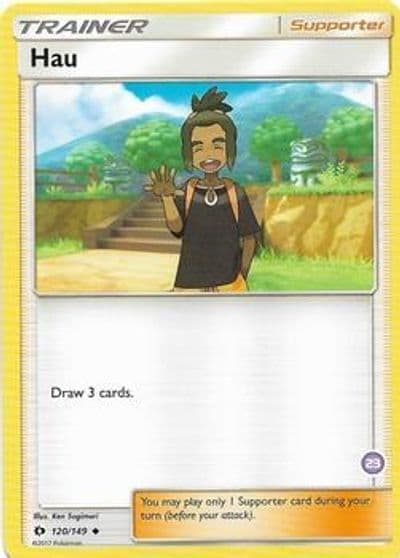 Hau (23) (Alolan Sandslash Half-Deck) SM Trainer Kit: Alolan Sandslash & Alolan Ninetales Pokemon card