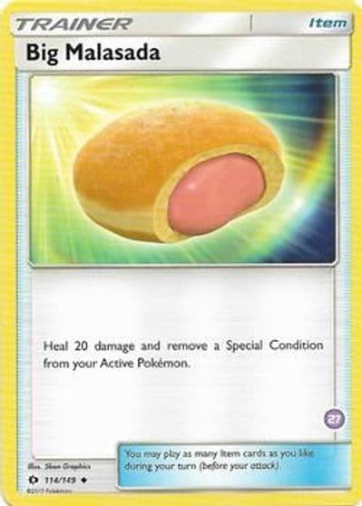 Big Malasada (27) SM Trainer Kit: Alolan Sandslash & Alolan Ninetales Pokemon card