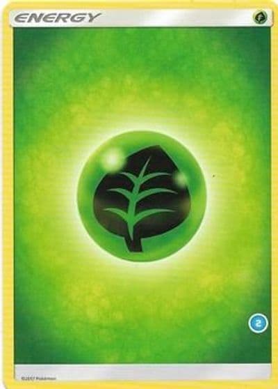 Grass Energy (2) SM Trainer Kit: Alolan Sandslash & Alolan Ninetales Pokemon card