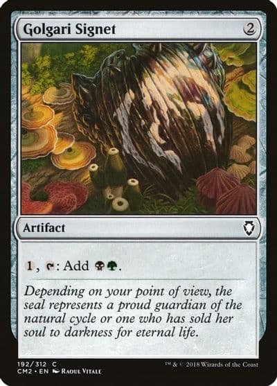 Golgari Signet 192 Commander Anthology Volume II Magic card