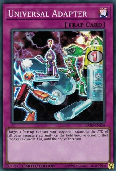 Universal Adapter Flames of Destruction Yu-Gi-Oh! card