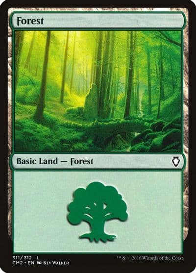 Forest 311 Commander Anthology Volume II Magic card