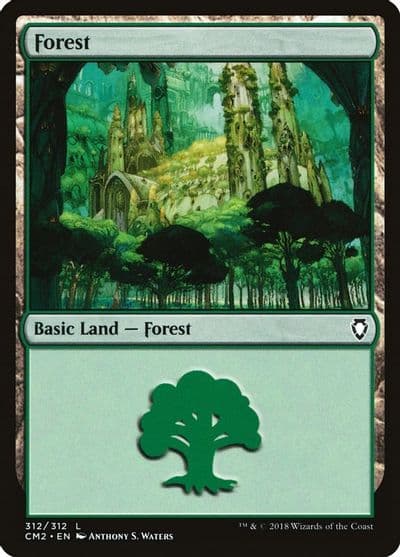 Forest 312 Commander Anthology Volume II Magic card