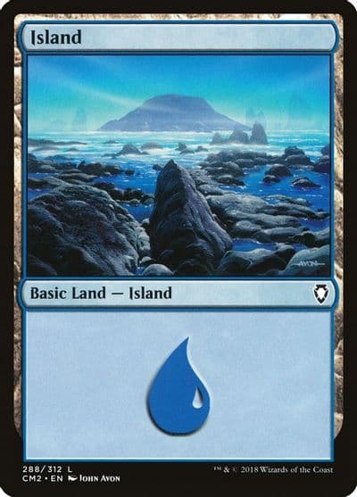 Island 288 Commander Anthology Volume II Magic card