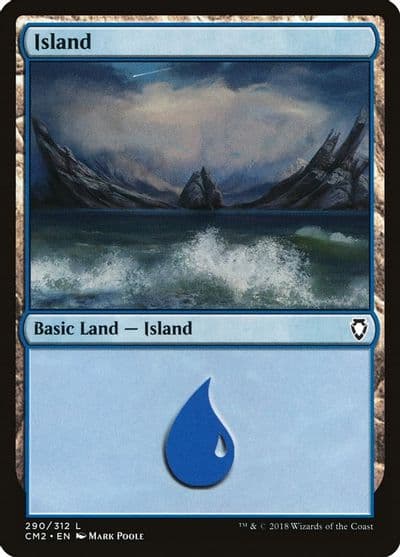 Island 290 Commander Anthology Volume II Magic card