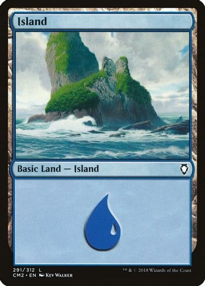 Island 291 Commander Anthology Volume II Magic card