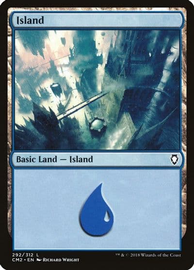 Island 292 Commander Anthology Volume II Magic card
