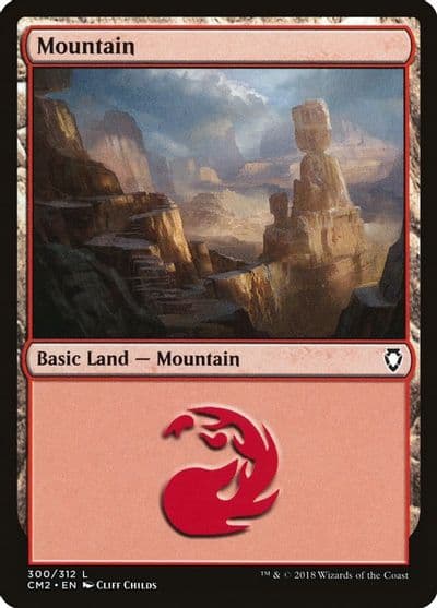 Mountain 300 Commander Anthology Volume II Magic card