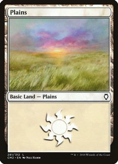 Plains 281 Commander Anthology Volume II Magic card