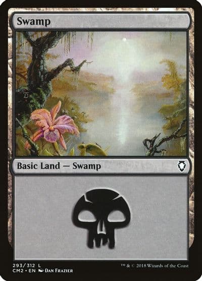Swamp 293 Commander Anthology Volume II Magic card