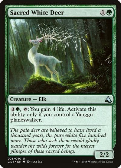 Sacred White Deer Global Series Jiang Yanggu & Mu Yanling Magic card