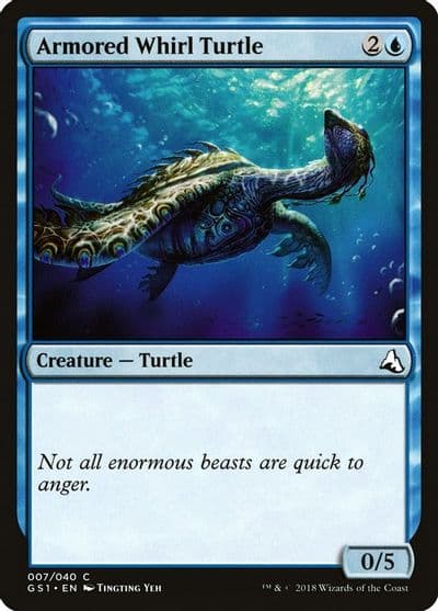 Armored Whirl Turtle Global Series Jiang Yanggu & Mu Yanling Magic card