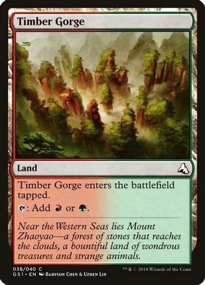 Timber Gorge Global Series Jiang Yanggu & Mu Yanling Magic card
