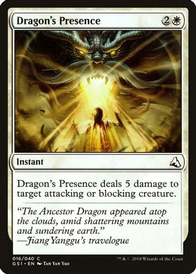 Dragons Presence Global Series Jiang Yanggu & Mu Yanling Magic card