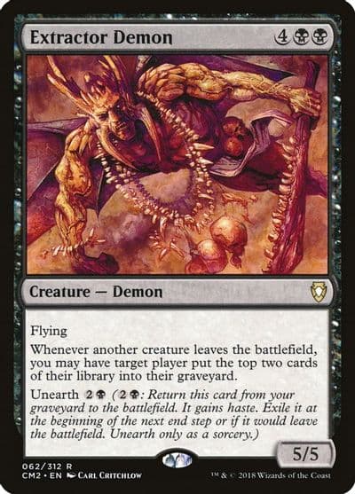 Extractor Demon Commander Anthology Volume II Magic card