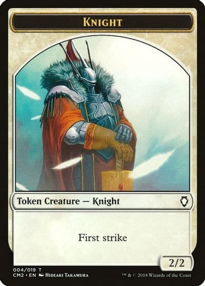 Knight Token Commander Anthology Volume II Magic card