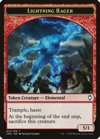 Lightning Rager Token Commander Anthology Volume II Magic card