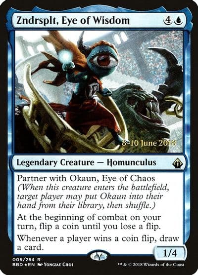 Zndrsplt Eye of Wisdom Launch Party & Release Event Promos Magic card
