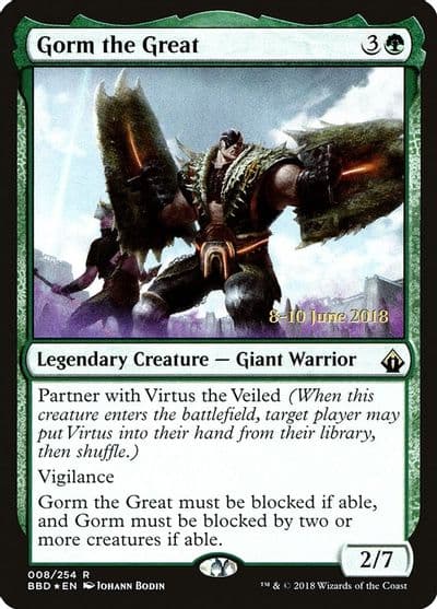 Gorm the Great Launch Party & Release Event Promos Magic card