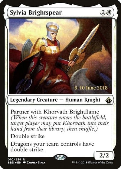 Sylvia Brightspear Launch Party & Release Event Promos Magic card
