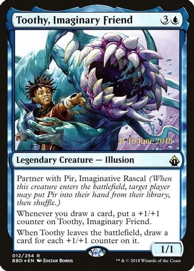 Toothy Imaginary Friend Launch Party & Release Event Promos Magic card