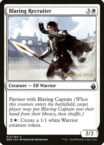 Blaring Recruiter Launch Party & Release Event Promos Magic card