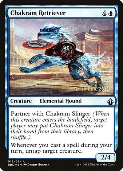 Chakram Retriever Launch Party & Release Event Promos Magic card