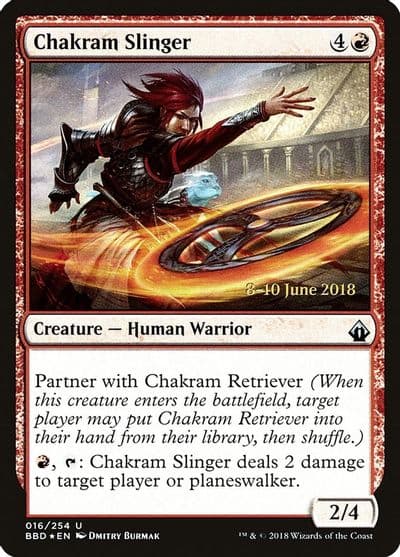 Chakram Slinger Launch Party & Release Event Promos Magic card