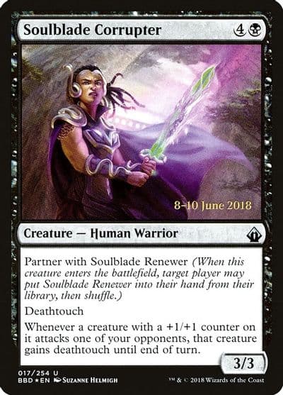 Soulblade Corrupter Launch Party & Release Event Promos Magic card