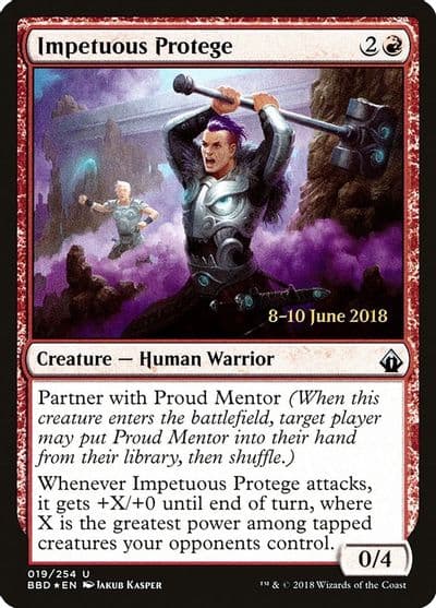 Impetuous Protege Launch Party & Release Event Promos Magic card