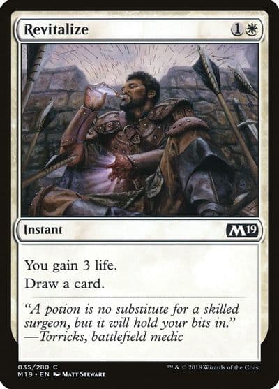 Revitalize Core Set 2019 Magic card