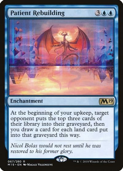 Patient Rebuilding Core Set 2019 Magic card