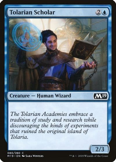 Tolarian Scholar Core Set 2019 Magic card