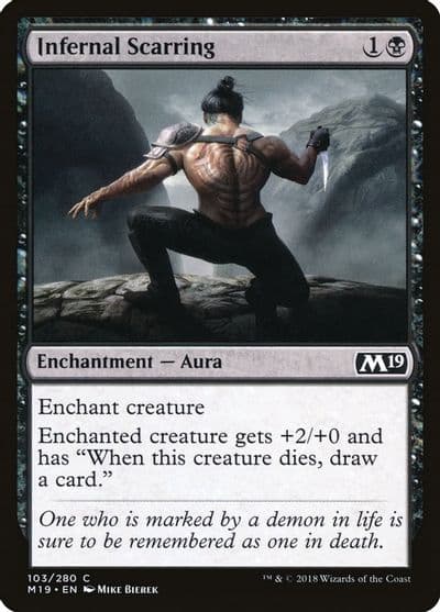 Infernal Scarring Core Set 2019 Magic card