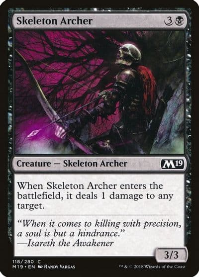 Skeleton Archer Core Set 2019 Magic card