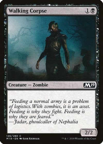 Walking Corpse Core Set 2019 Magic card
