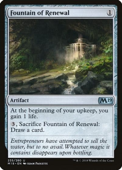 Fountain of Renewal Core Set 2019 Magic card