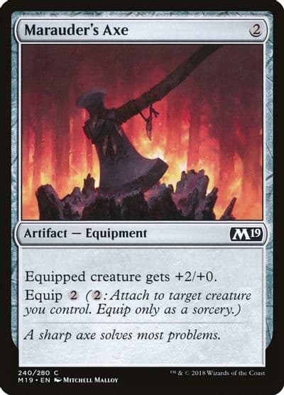 Marauders Axe Core Set 2019 Magic card