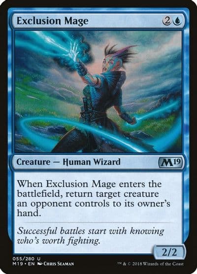 Exclusion Mage Core Set 2019 Magic card