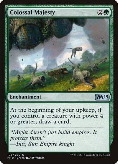 Colossal Majesty Core Set 2019 Magic card