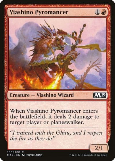 Viashino Pyromancer Core Set 2019 Magic card