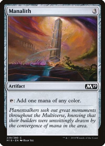 Manalith Core Set 2019 Magic card